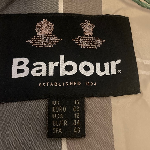Barbour Black Yarrow Quilt Jacket size 12 NWT - Picture 4 of 10